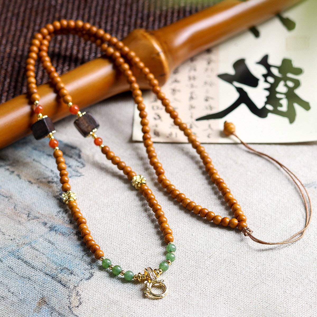 橄榄核苹果珠专用项链绳万能绳