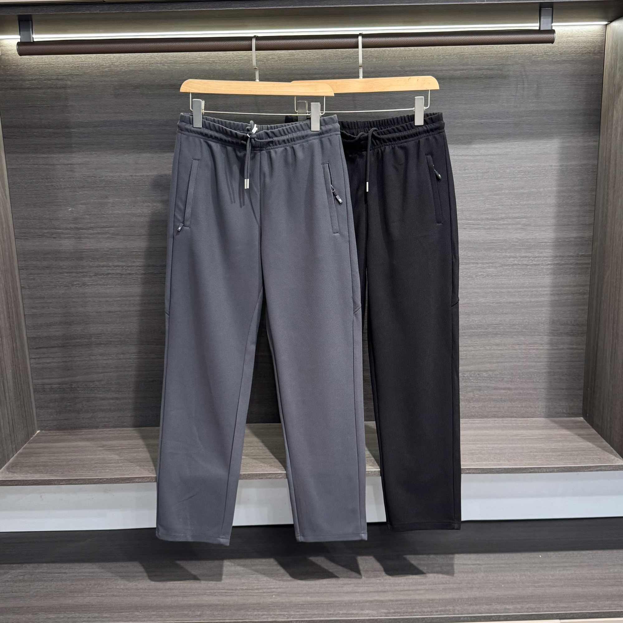 直筒宽松！垂感抗皱！外贸男装工厂清仓秋冬季抽绳拉链休闲运动裤,男装,休闲裤,淘宝优惠券,粉丝福利购,淘宝优惠卷