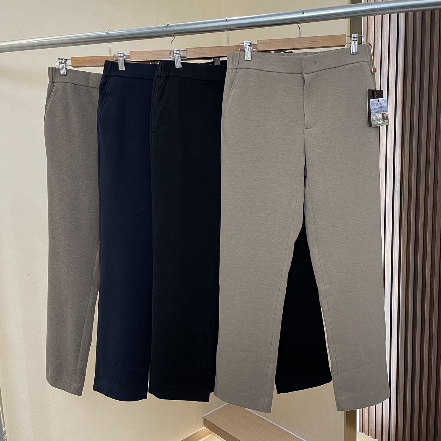 柜4580含桑蚕丝醋酸混纺羊毛秋冬款男士轻奢商务磨毛直筒休闲长裤,男装,休闲裤,淘宝优惠券,粉丝福利购,淘宝优惠卷