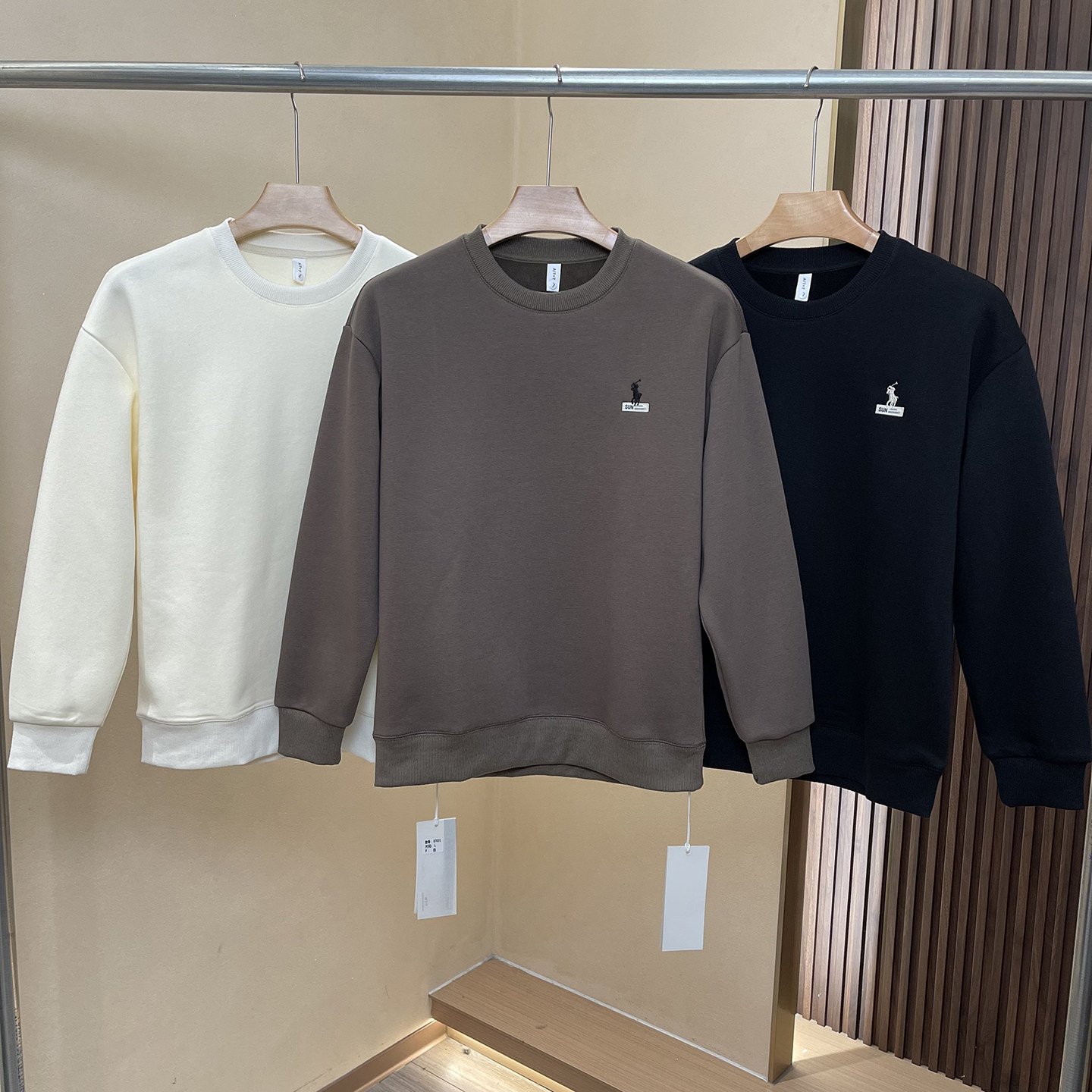 一体绒！时尚刺绣！秋冬新款男士加绒卫衣百搭保暖舒适精梳棉上衣,男装,卫衣,淘宝优惠券,粉丝福利购,淘宝优惠卷