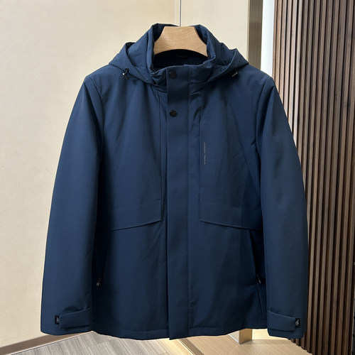 三合一可脱卸内胆！一线品牌男装剪标厚羽绒服秋冬季户外夹克外套