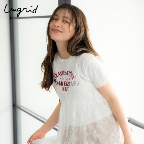 ungrid全蕾丝V领吊带衫