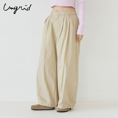 Ungrid宽松抽绳茧型阔腿