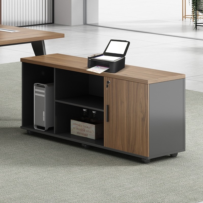 办公桌下移动柜办公室边柜矮柜收纳柜置物柜打印机底座储物暂存柜