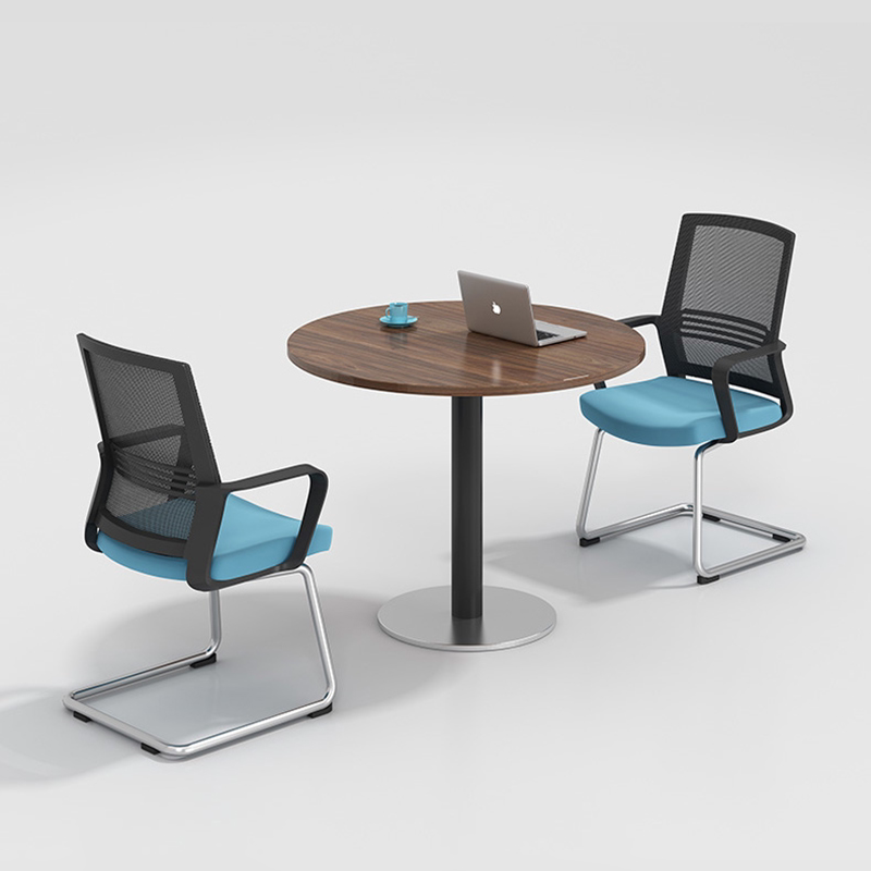 洽谈圆桌会议桌简约现代 接待会议会客办公室休闲个性小圆桌