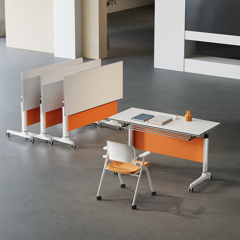 折叠会议培训桌办公椅组合