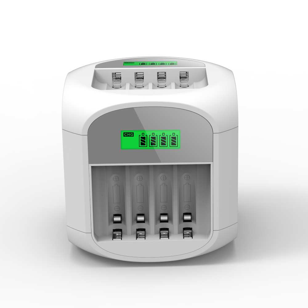 智能显示屏LCD液晶充电器20槽可充AA5号AAA7号电池1.2V镍氢充电器