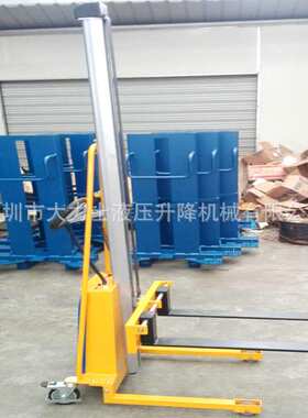 100kg电动工位车 双轴迷你型电动堆高车 304材质单轴式轻型升高车