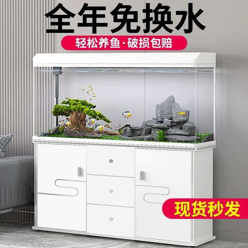 中小型入门鱼缸客厅家用懒人免换水生态大型鱼缸玻璃金鱼缸带柜,鲜花速递/花卉仿真/绿植园艺,割草机/草坪机,淘宝优惠券,粉丝福利购,淘宝优惠卷