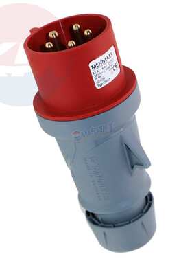 德国MENNEKES插头TYP3247 32A-6H/380-415V IP44 3P+N+E 替代TYP4