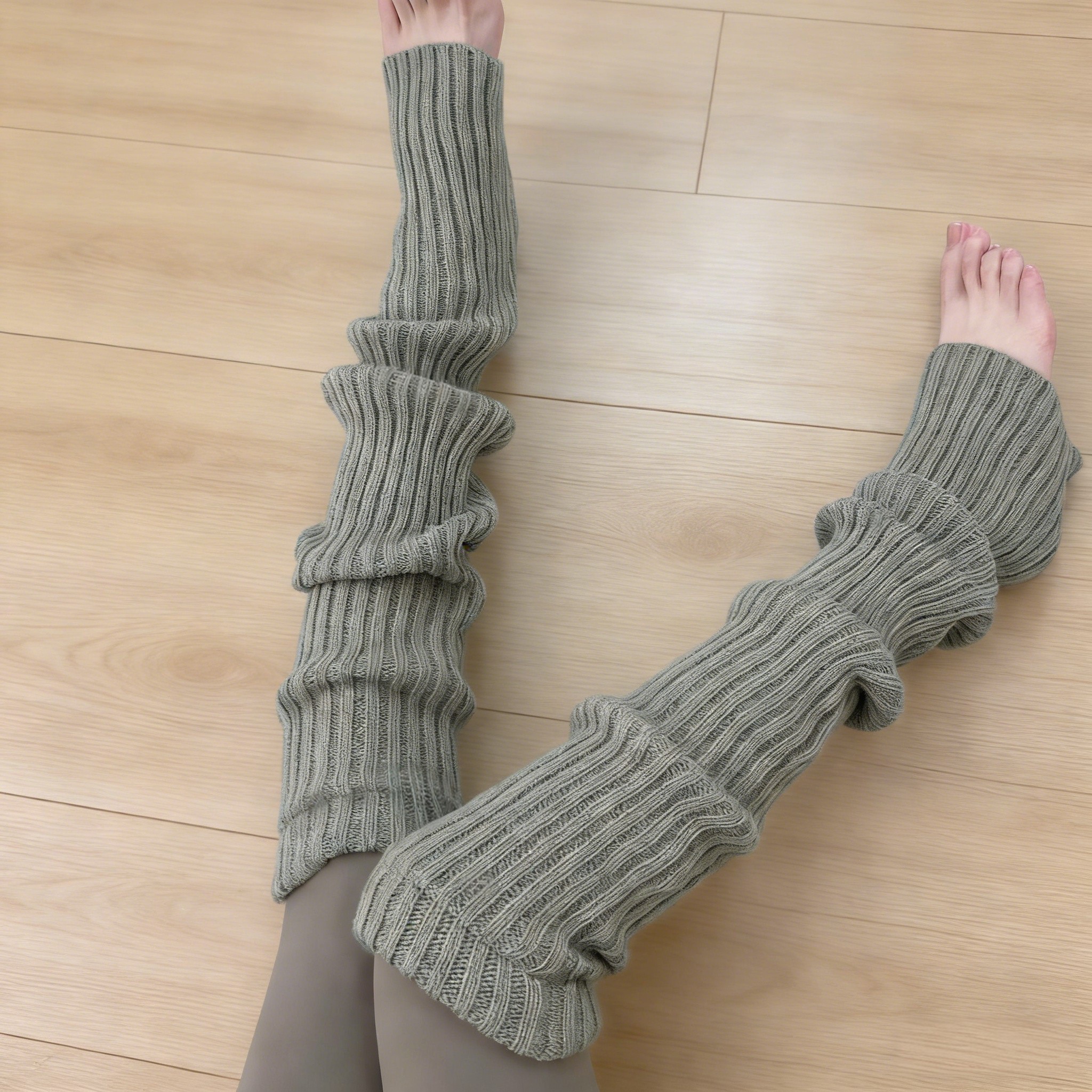 BM同款袜套！特调灰绿色美式复古慵懒风保暖针织过膝小腿套堆堆袜,女士内衣/男士内衣/家居服,连裤袜/打底袜,淘宝优惠券,粉丝福利购,淘宝优惠卷