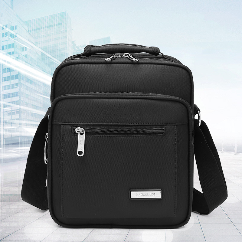 多层男包立款休闲包防水牛津包男手提单肩包斜挎包商务斜挎背包