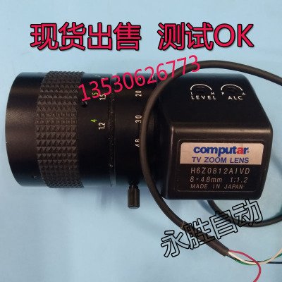 COMPUTAR H6Z0812AIVD 8-48MM 1:1.2MADE手动变焦镜头工业CCD