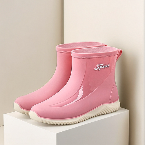 韩版短筒雨鞋女个性防水雨靴胶鞋