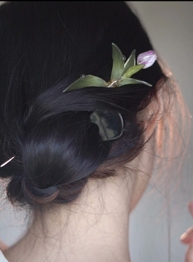 梨花梨花开离别·郁金香 •古风发簪•树脂•簪子
