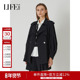 莱芙艾迪儿品牌女装 风衣外套1E1W64140 宽松短款 新款 时尚