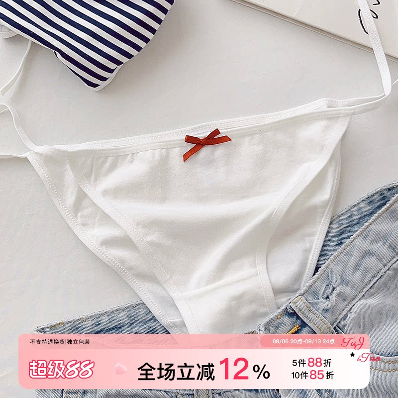 纯欲少女日系绑带内裤女生可解开图片