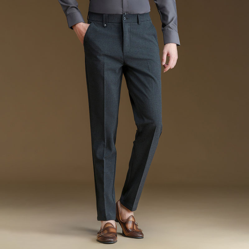 小脚商务正装休闲西裤男