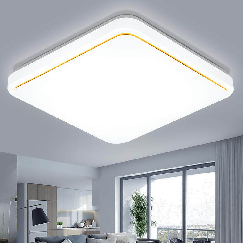 方灯吸顶灯LED正方形卧室灯餐厅客厅灯阳台走廊厨卫家用灯具吸灯