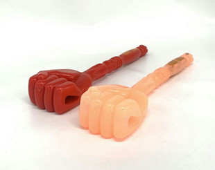 按摩锤子经络捶硅胶拍养生敲打捶拳头健康捶背腰肩颈部椎器棒