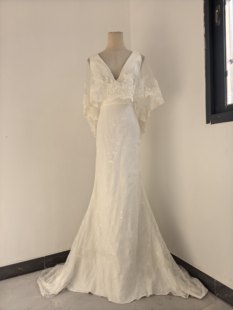 057法式抹胸轻婚纱2026气质修身新娘迎宾出门纱高端轻奢鱼尾礼服