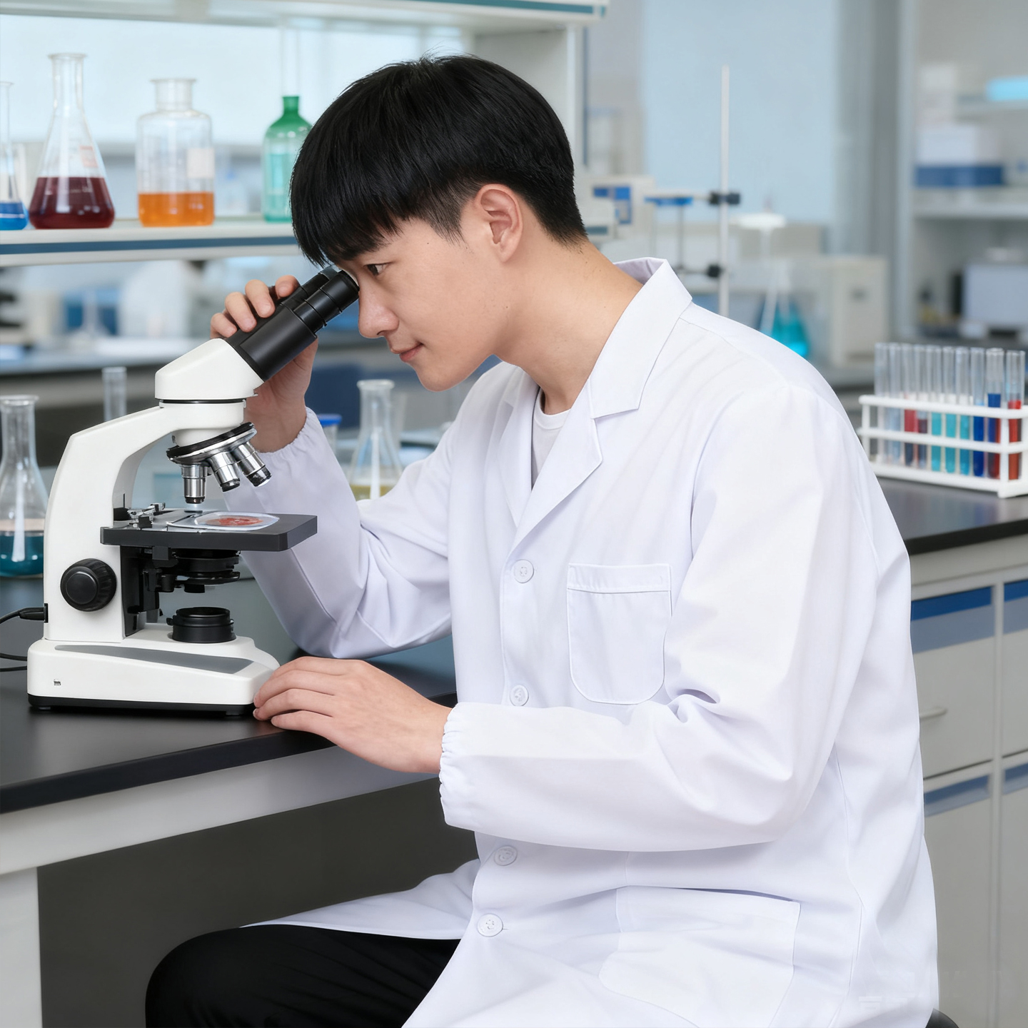 白大褂长袖医生男女秋冬季夏季