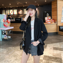 韩版 宽松休闲学生网红小西装 外套 小西服上衣女韩国2019新款 春秋季