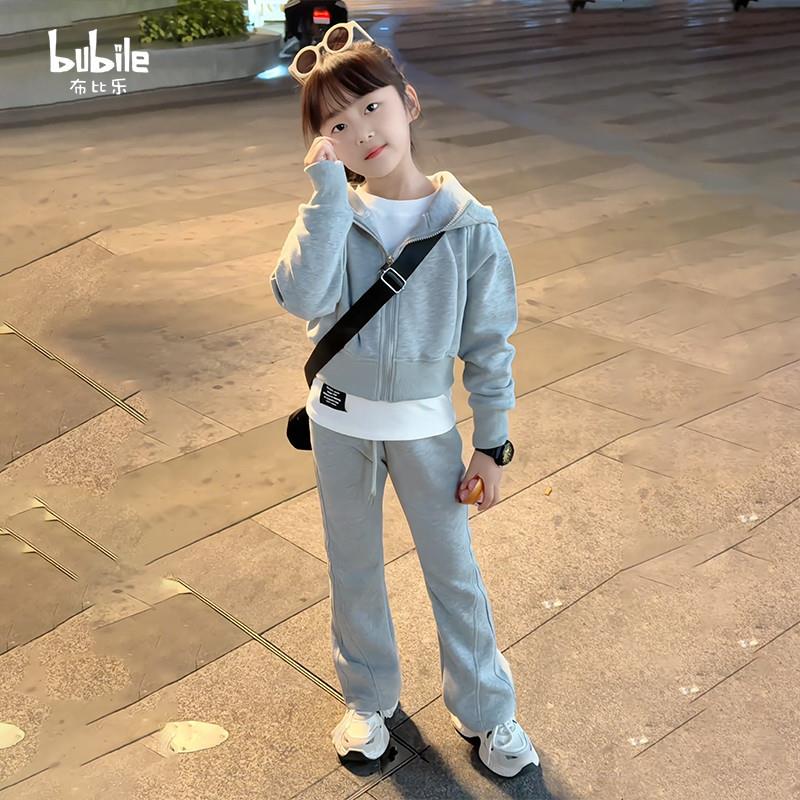 女童套装春装2025新款儿童洋气运动服两件套中学生小女孩春季衣服
