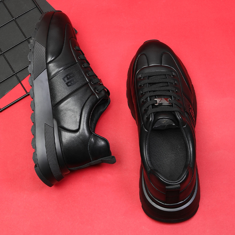 VIFIRFAR真皮全牛皮运动男鞋休闲皮鞋男款2025新款冬季发泡软底鞋