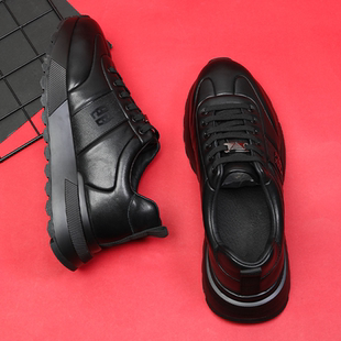 VIFIRFAR真皮全牛皮运动男鞋休闲皮鞋男款2025新款冬季发泡软底鞋