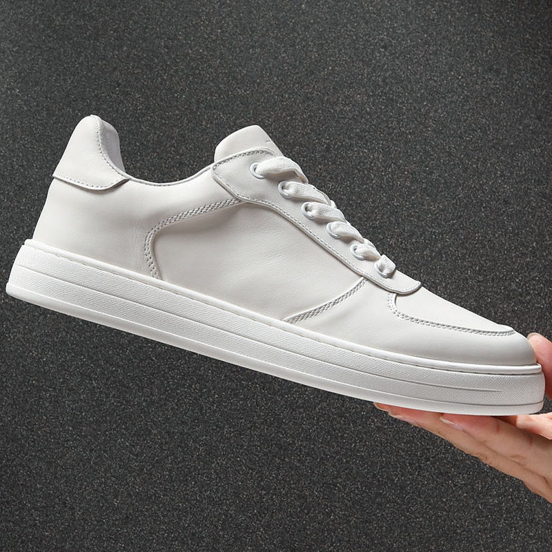 VIFIRFAR休闲皮鞋男款2026新款白色百搭头层牛皮软底真皮板鞋男