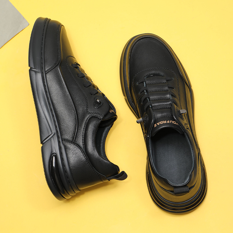 秋季时尚休闲鞋真皮男鞋