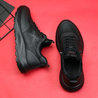 冬季加绒棉鞋软底舒适运动休闲