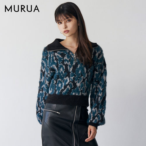 MURUA25秋季新品短款毛针织衫