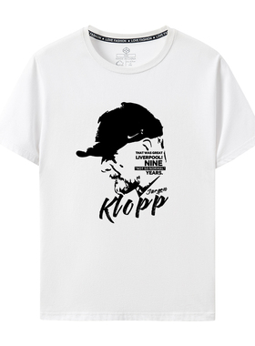 告别克洛普纪念短袖T恤渣叔利物浦球迷送别原创klopp上衣衣服纯棉