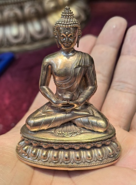 阿弥陀佛6.5cm精品佛像摆件梵天藏传佛堂摆件