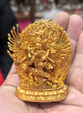 马头明王/马头金刚/旦真/旦增/马头明王金刚橛/5cm藏传佛像摆件