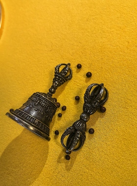 伏藏天铁铃杵/莲师法器/莲师/莲师伏藏天铁铃杵法器套装/桑耶祝福
