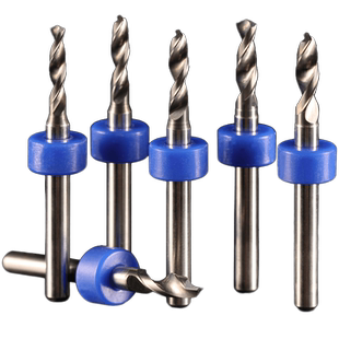 威特加定位环PCB钻头打孔钻孔麻花钻头钻咀合金钨钢琥珀微型钻头