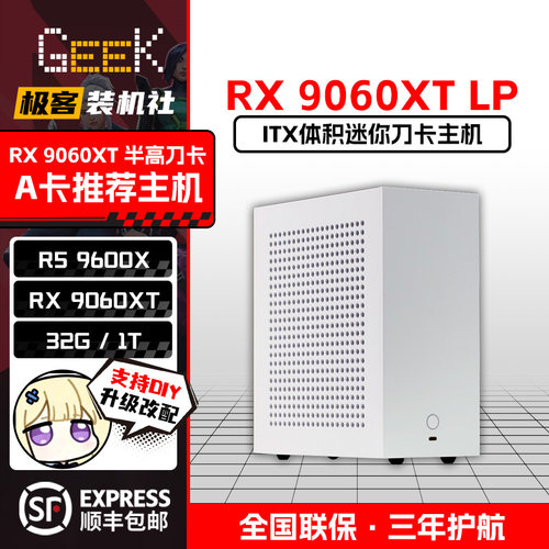 9060XTLP刀卡16G迷你ITX主机