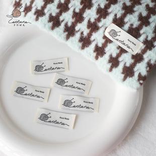 饰 手工diy制作织唛围巾帽子包包布标布贴装 Lantana手作时光 Logo