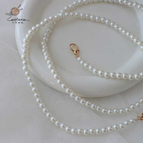 diy包包改造链条精品仿珍珠