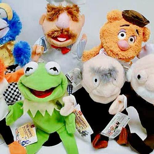 The Muppets Puppet Kermit Frog Fozzie Bear Swedish Chef Miss