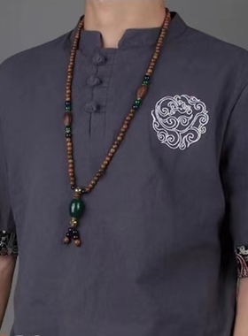 木珠佛珠毛衣链男女百搭时尚