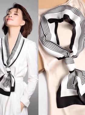 丝巾聚酯纤维女百搭时尚