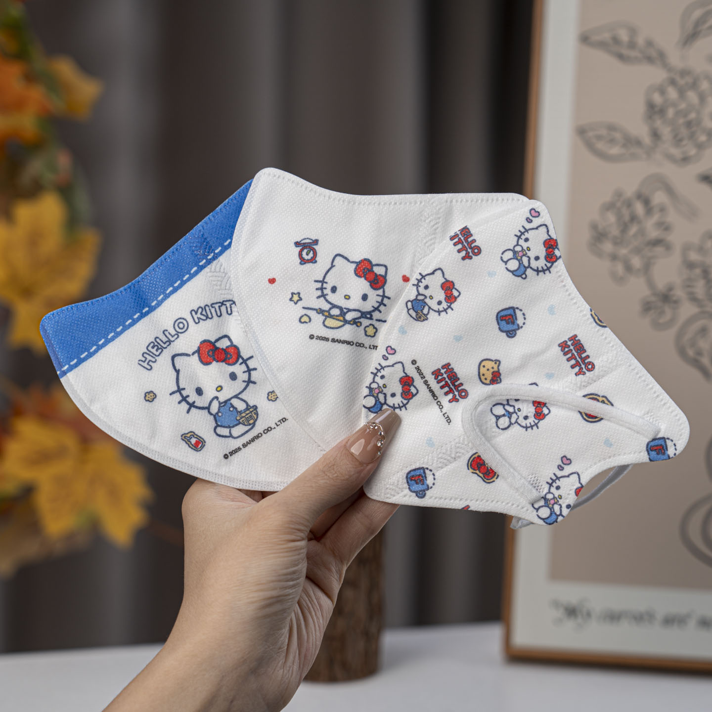 凯蒂系列3D口罩女可爱高颜值kitty猫卡通图案一次性防护独立包装