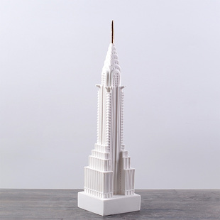 热卖建筑系列软装饰品尖塔工艺品摆件现代样板间家居装饰桌面摆设
