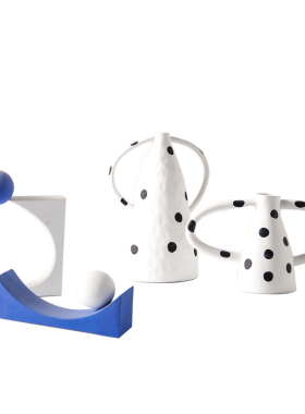 现代简约陶瓷几何摆件花瓶装饰品