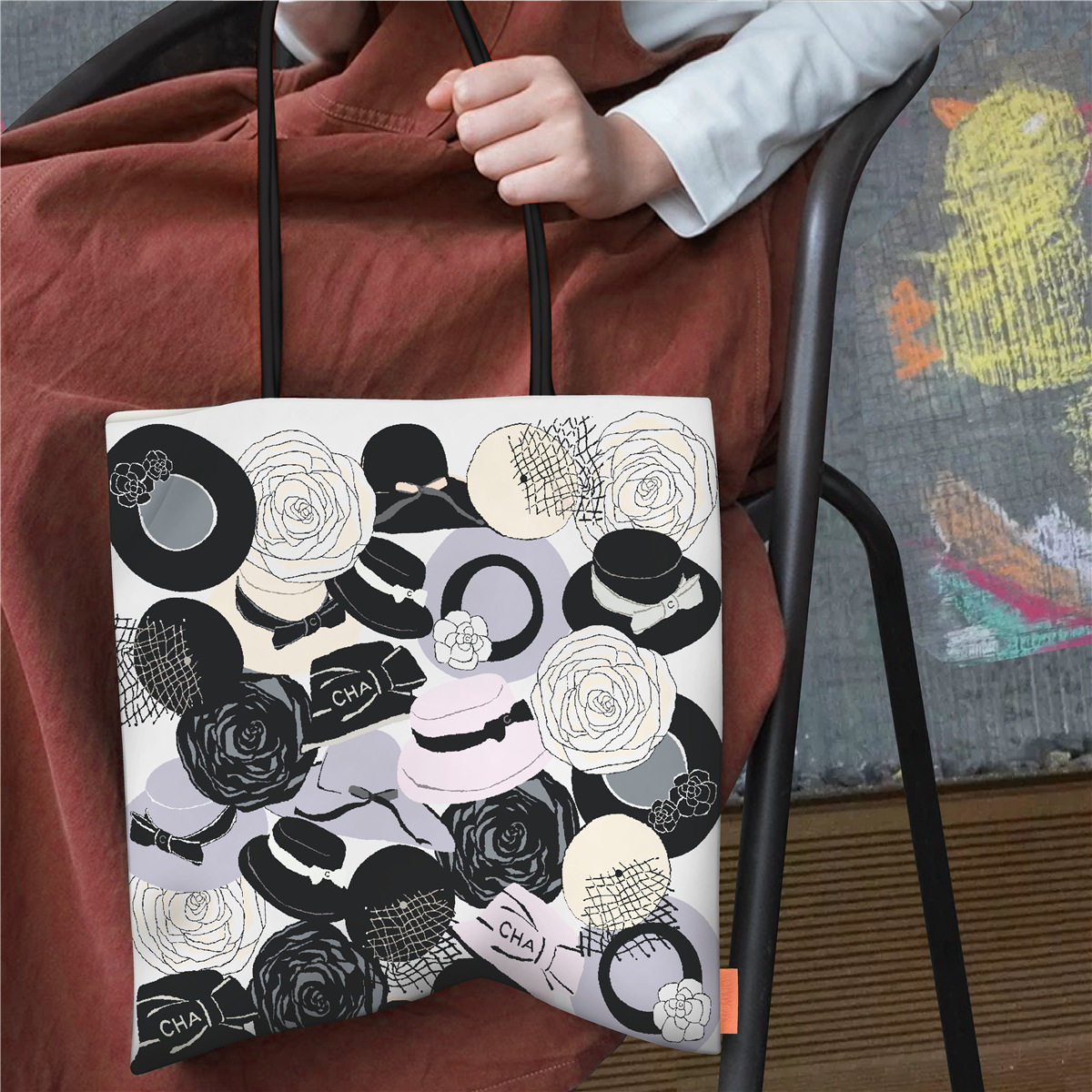 韩版新款帆布包学生手提布袋子大容量拎书袋户外旅游妈妈单肩包