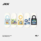 JKN袜子女船袜秋冬防滑不掉跟ins潮棉可爱薄款 短袜浅口男士 隐形袜